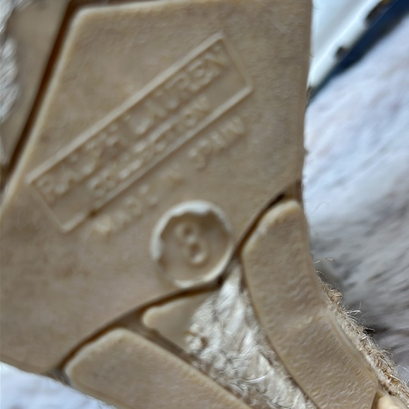 Ralph Lauren Collection | Purple Label | Blue Leather Espadrille - Picture 14 of 14